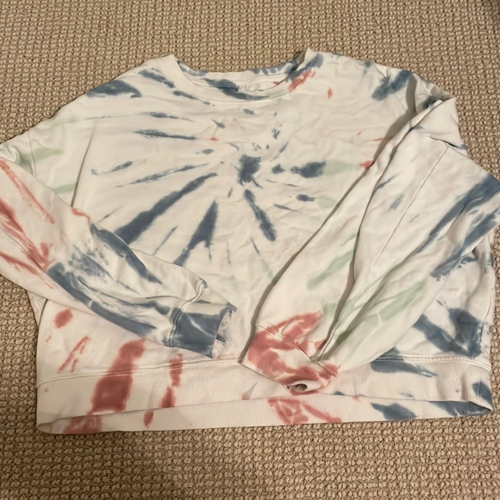 Z Supply Tie Dye Pullover Perfect Condition Size M - Picture 2 of 3